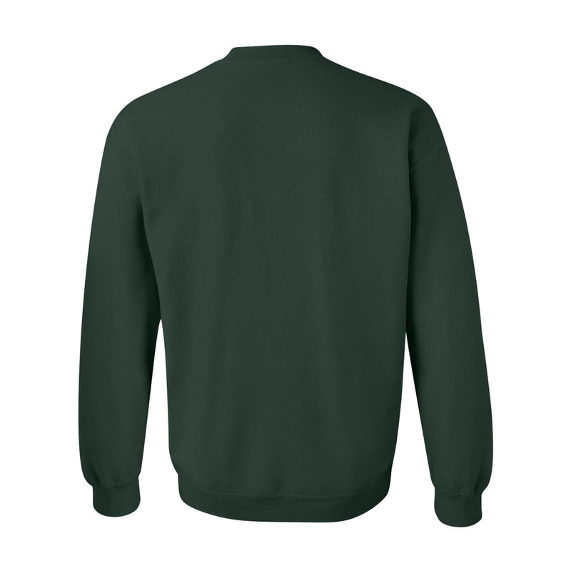 Bemidji State Beavers Basic Block Crewneck Sweatshirt - Forest