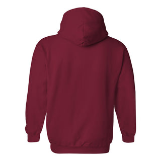 University of Indianapolis Greyhounds Basic Block Cotton Hoodie - Cardinal