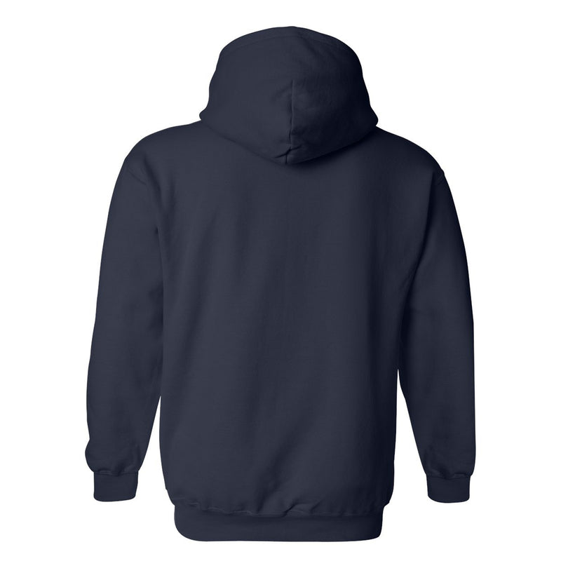 Belmont University Burins Basic Script Heavy Blend Hoodie - Navy