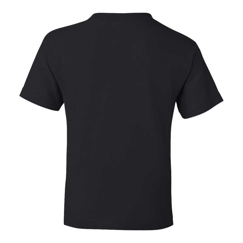 Appalachian State University Mountaineers Basic Block Cotton Youth T-Shirt - Black