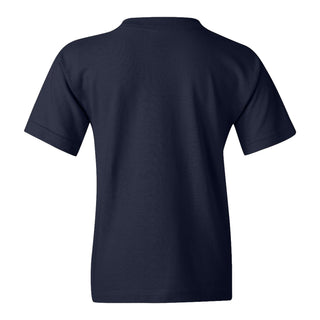 Maine Black Bears Basic Block Youth T Shirt - Navy