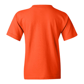 University of Illinois Fighting Illini Basic Block Cotton Youth T-Shirt - Orange