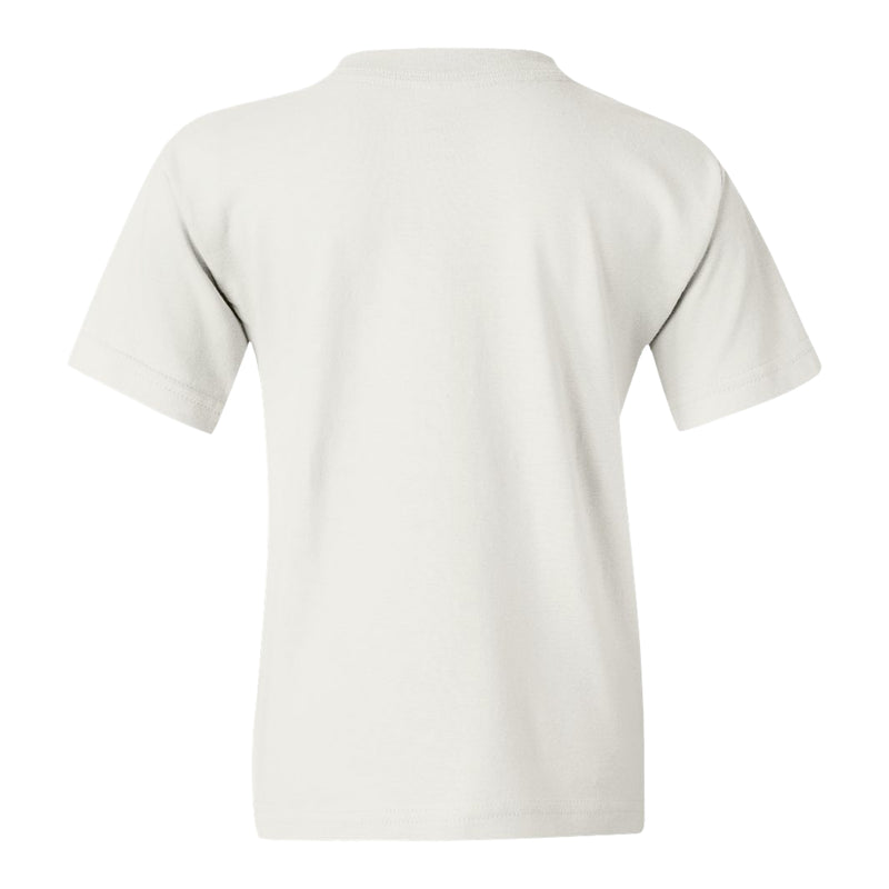 Hawaii Hilo Vulcans Arch Logo Youth T Shirt - White