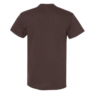 Brown University Bears Basic Block Alumni Short Sleeve T Shirt - Dark Chocolate