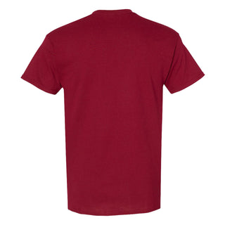 Aquinas College Saints Basic Block Alumni Cotton Short Sleeve T Shirt - Garnet