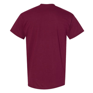 University of Chicago Maroons Institutional Logo Short Sleeve T Shirt - Maroon