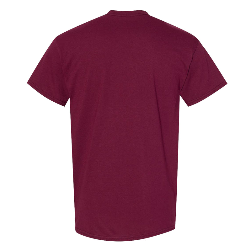 Central Michigan University Chippewas Institutional Logo Short Sleeve T Shirt - Maroon