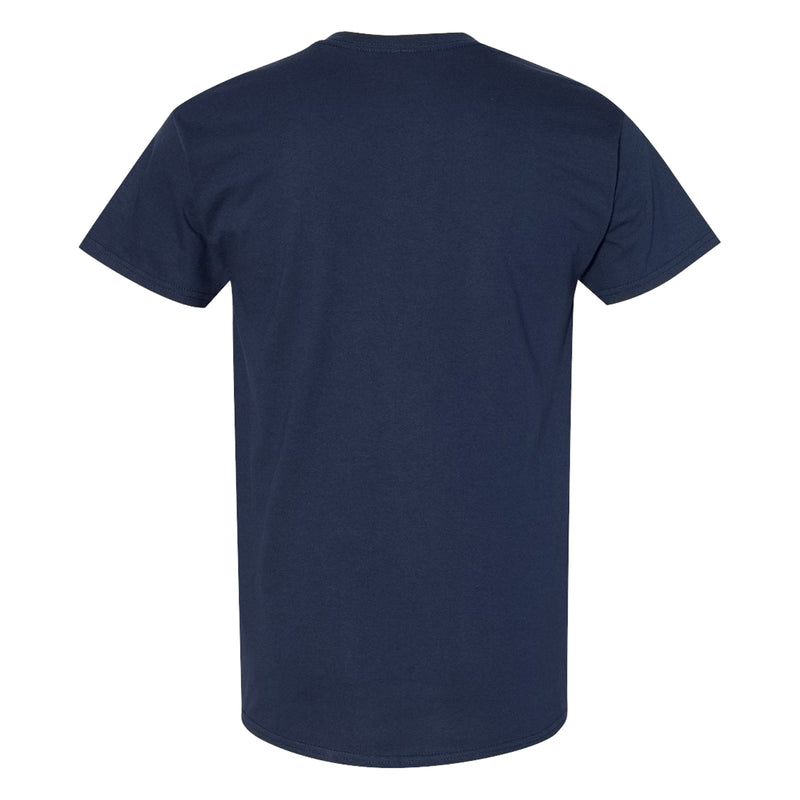 Duquesne University Dukes Basic Block Short Sleeve T Shirt - Navy