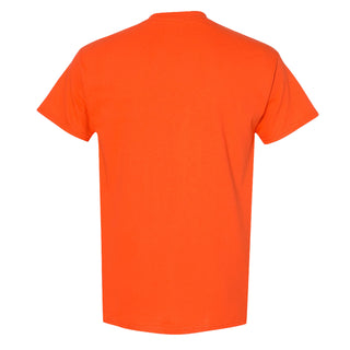 Campbell University Fighting Camels Arch Logo Basic Cotton Short Sleeve T-Shirt - Orange