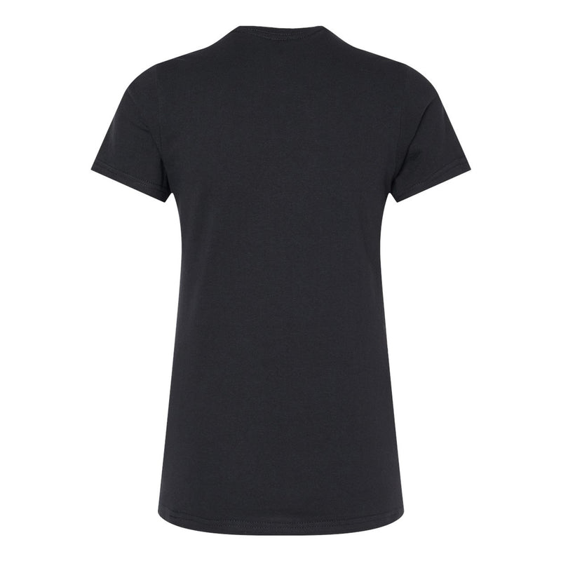 Belmont Abbey College Crusaders Arch Logo Women's Short Sleeve T Shirt - Black