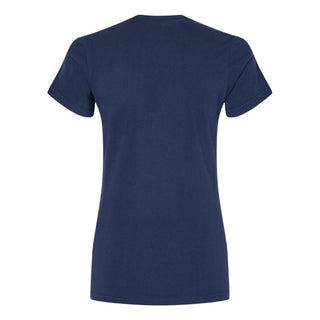 Akron Zips Basic Block Women's T Shirt - Navy