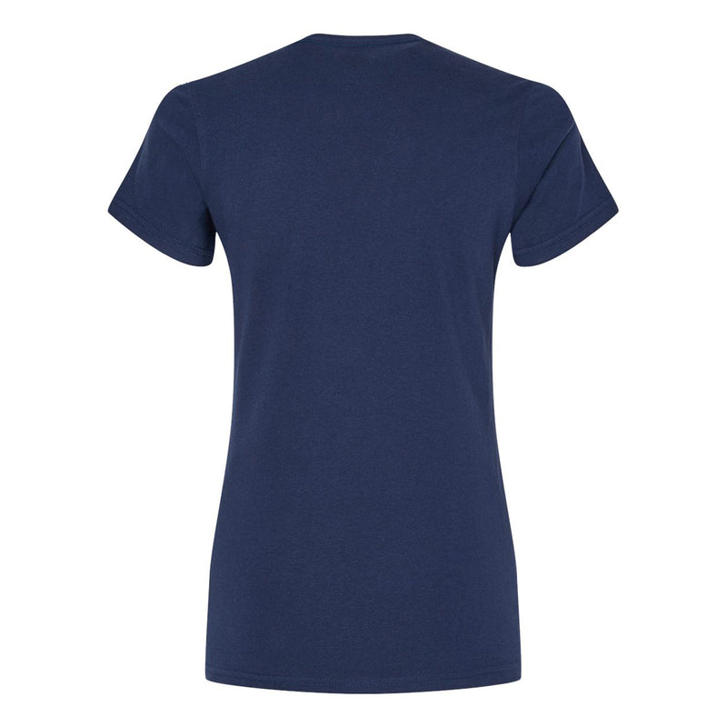 Akron Zips Basic Block Women's T Shirt - Navy