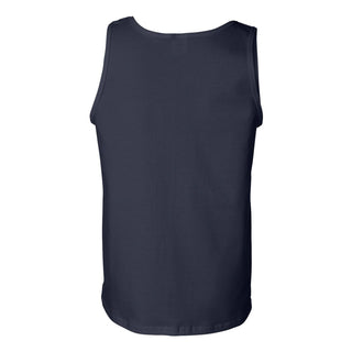 University of Michigan Wolverines Street Basketball Heavy Cotton Tank Top - Navy