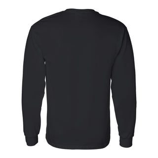 Appalachian State University Mountaineers Basic Block Cotton Long Sleeve T-Shirt - Black