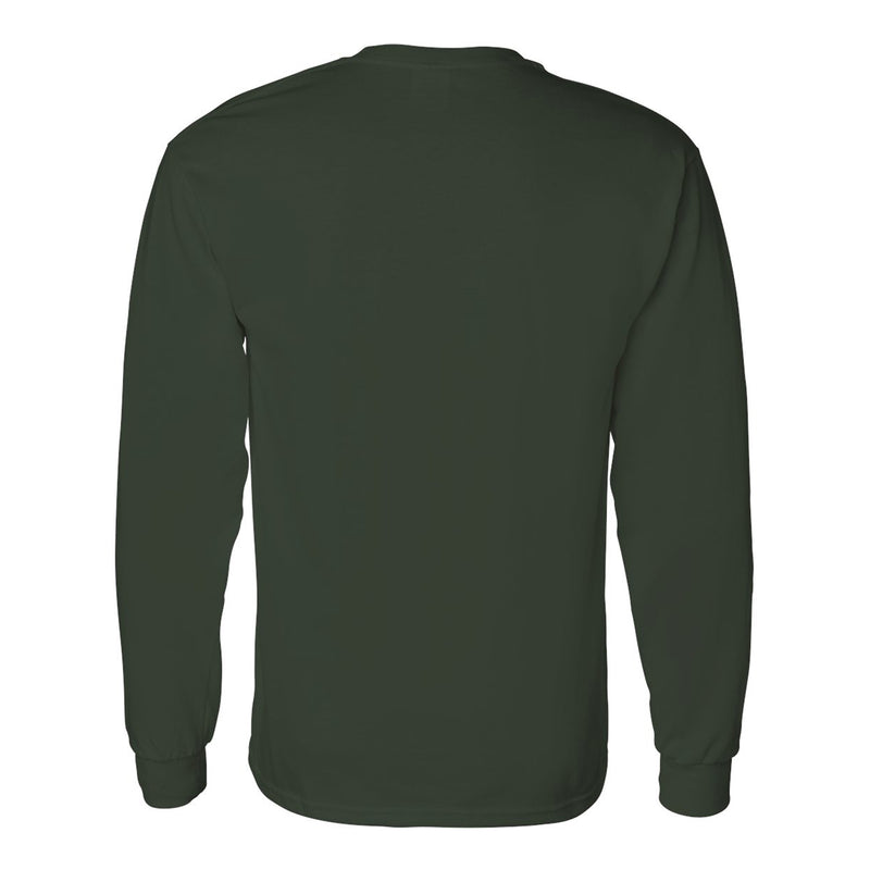 University of Hawaii Rainbow Warriors Primary Logo Cotton Long Sleeve T-Shirt - Forest