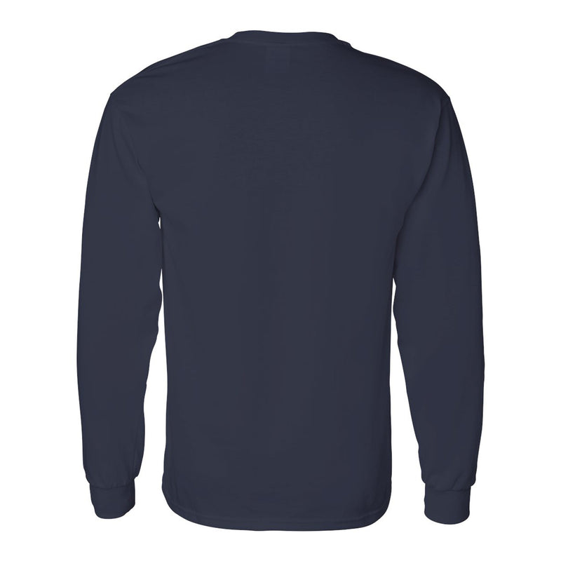 Georgia Southern University Eagles Basic Block Cotton Long Sleeve T-Shirt - Navy