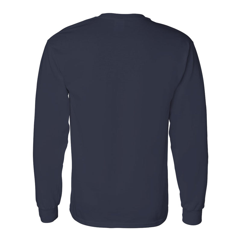 University of Dayton Flyers Primary Logo Long Sleeve T Shirt - Navy