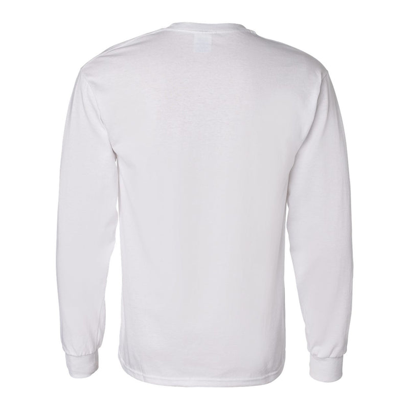 Hawaii West Oahu Pueo Basic Block Long Sleeve T Shirt - White