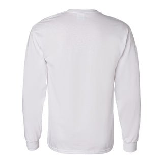 Aquinas College Saints Primary Logo Basic Cotton Long Sleeve T-Shirt - White