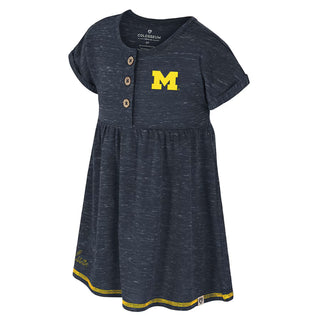 Colosseum Michigan Toddler Girls Fleet Dress