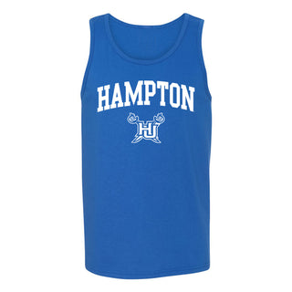 Hampton University Pirates Arch Logo Tank Top - Royal