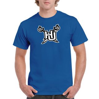 Hampton University Pirates Primary Logo Short Sleeve T-Shirt - Royal