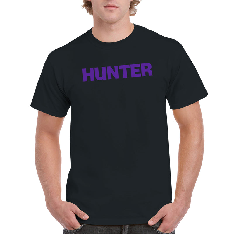 Hunter College Hawks Basic Block T Shirt - Black