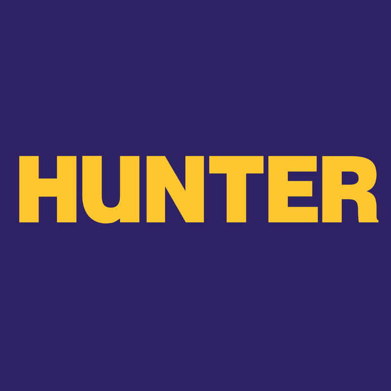 Hunter College Hawks Basic Block Youth T Shirt - Purple