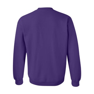 Hunter College Hawks Arch Logo Crewneck Sweatshirt - Purple