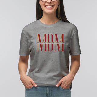 Iowa State Classic Mom T-Shirt - Sport Grey