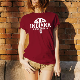 Indiana University Hoosiers Basketball Hype Short Sleeve T-Shirt - Cardinal Red