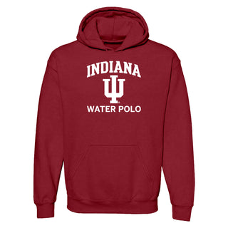 Indiana University Hoosiers Arch Logo Water Polo Hoodie - Cardinal