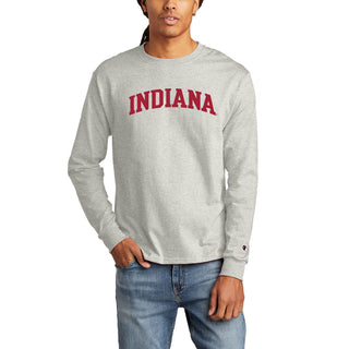 Indiana Arched Champion Long Sleeve - Light Steel