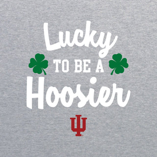 Indiana Hoosiers Lucky to be a Hoosier Youth T Shirt - Sport Grey