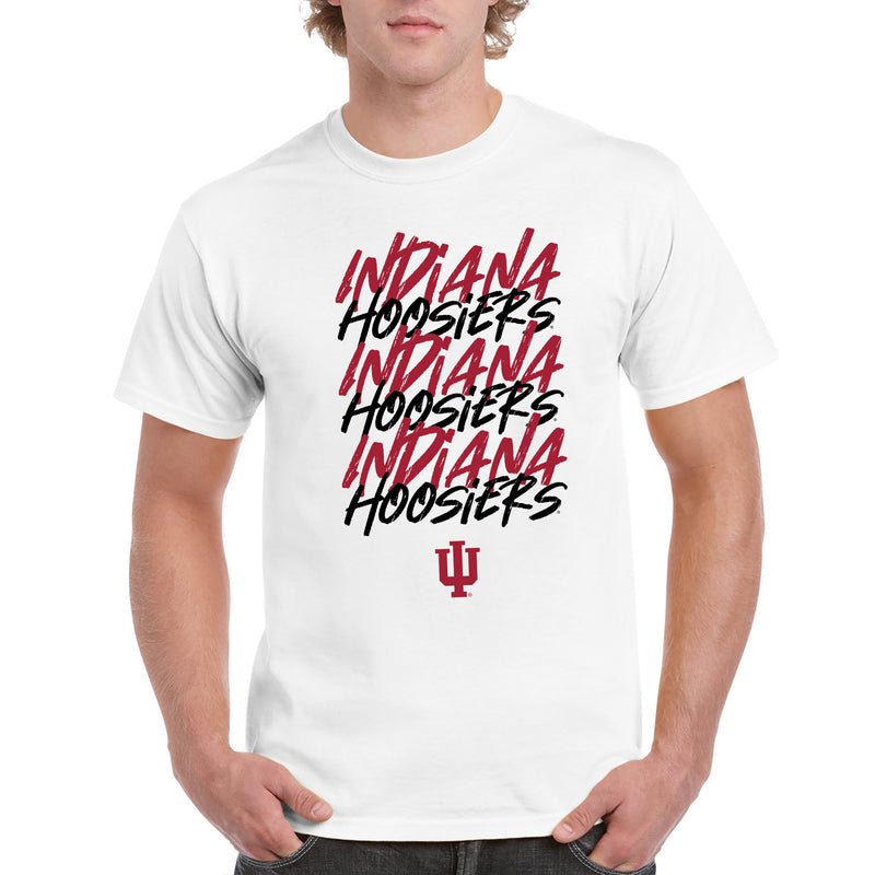 Indiana Marker Repeat T-Shirt - White