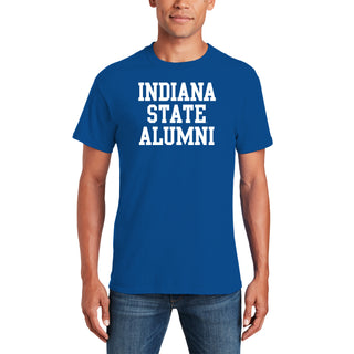 Indiana State Alumni Block T Shirt - Royal