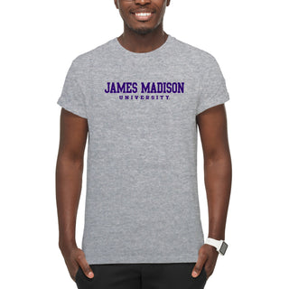 James Madison Basic Block T-Shirt - Sport Grey