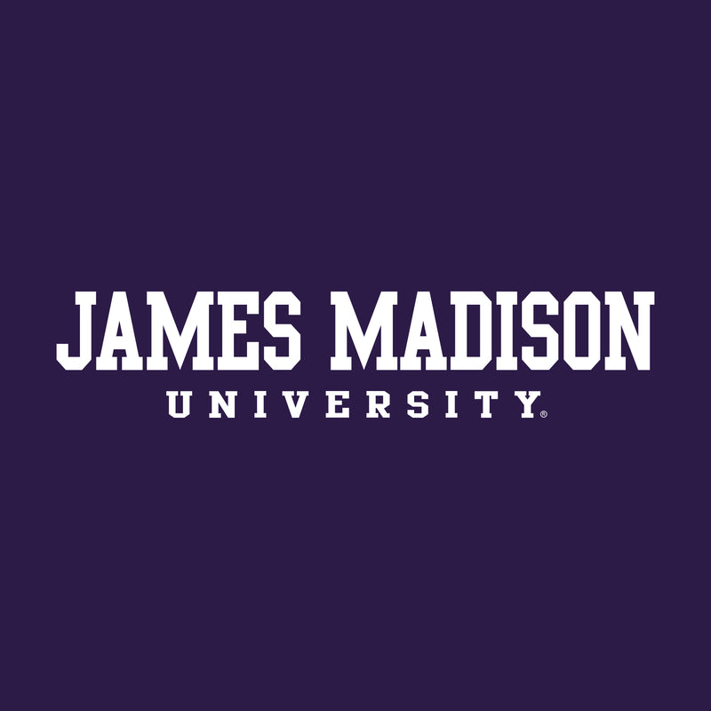 James Madison Basic Block Hoodie - Purple