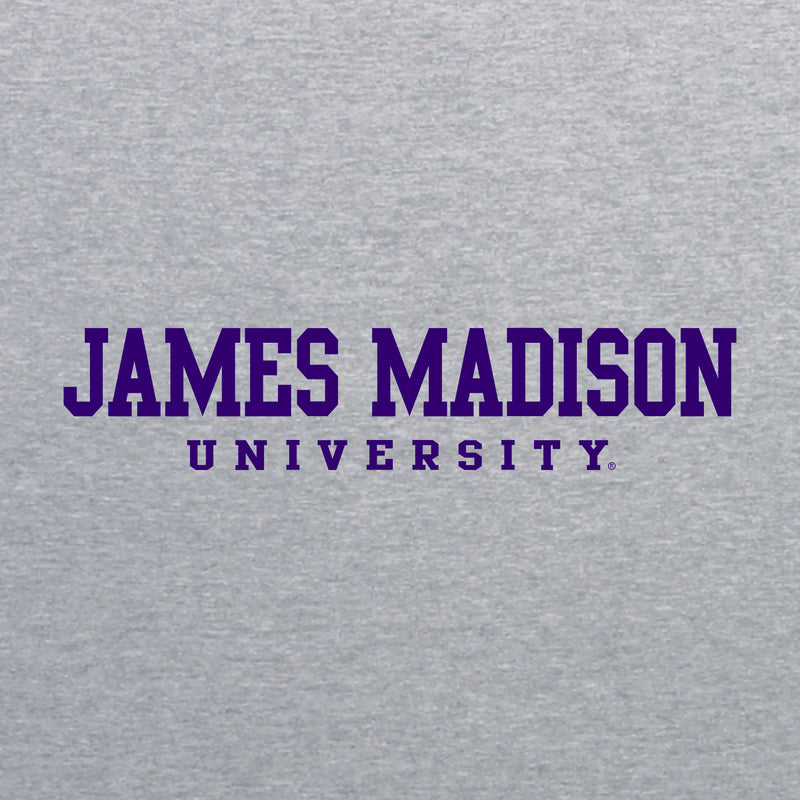 James Madison Basic Block Youth T-Shirt - Sport Grey