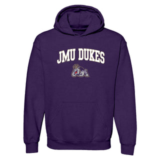 James Madison Arch Logo Hoodie - Purple