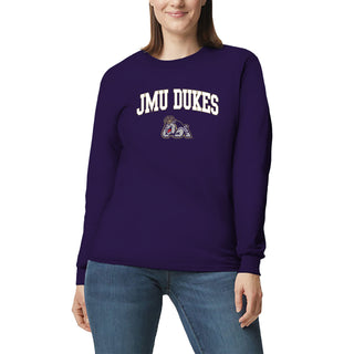 James Madison Arch Logo Long Sleeve - Purple