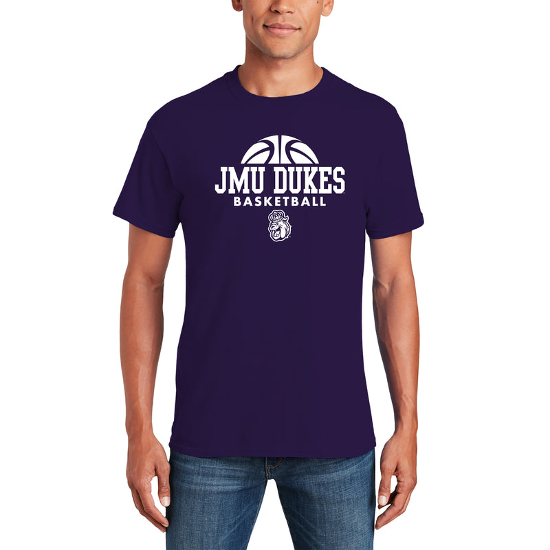 James Madison Basketball Hype T-Shirt - Purple