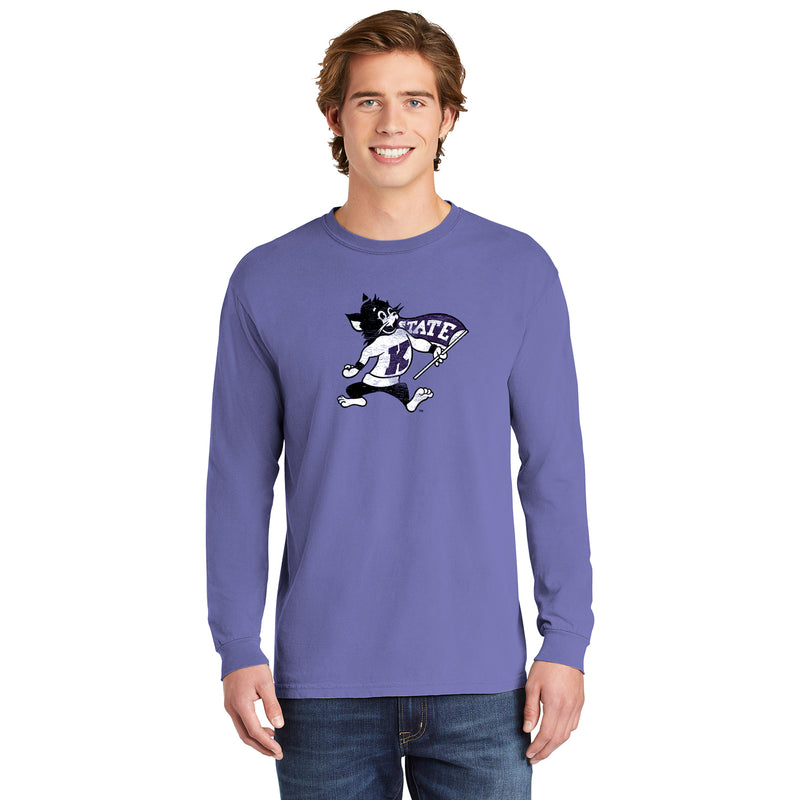 K-State Mascot Mark CC Long Sleeve - Violet