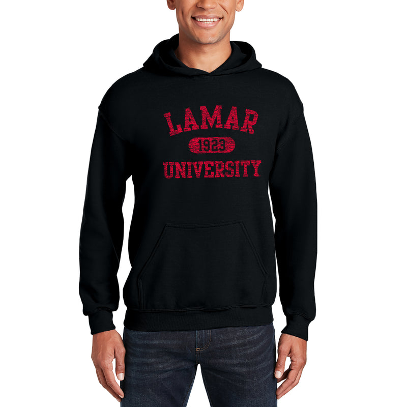 Lamar University Athletic Arch Hoodie - Black