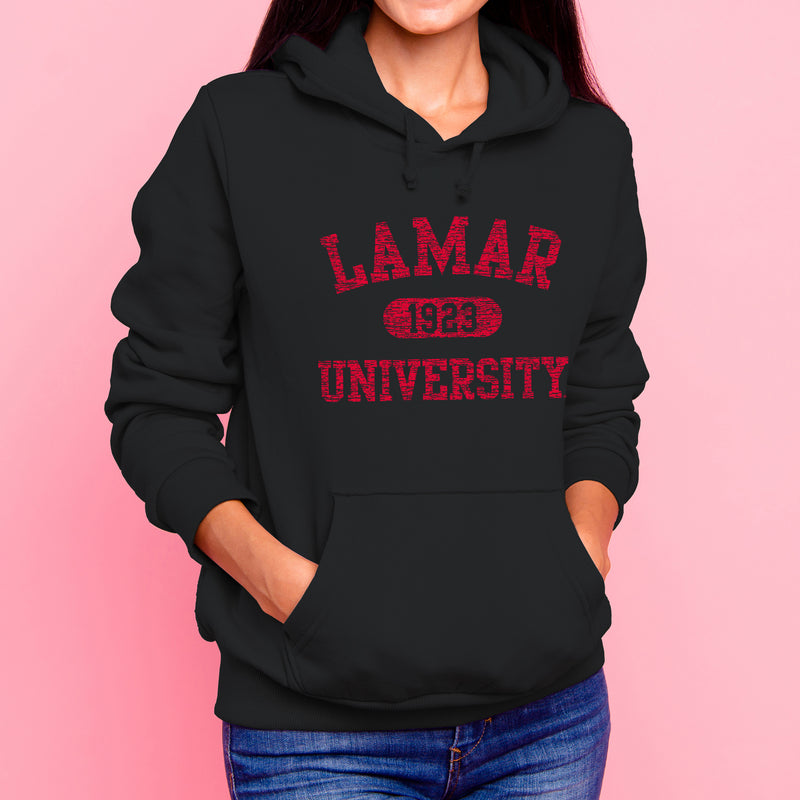 Lamar University Athletic Arch Hoodie - Black