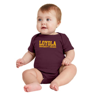 Loyola Chicago Basic Block Creeper - Maroon