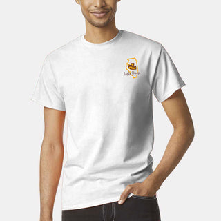 Loyola University Chicago Ramblers Playful Sketch Short Sleeve T Shirt - White