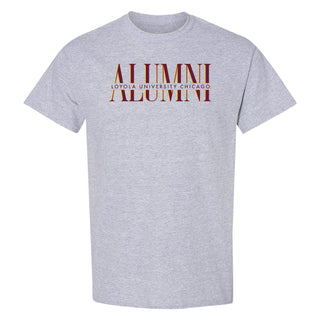 Loyola Chicago Classic Alumni T-Shirt - Sport Grey