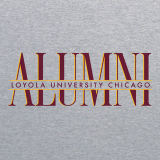 Loyola Chicago Classic Alumni Crewneck - Sport Grey