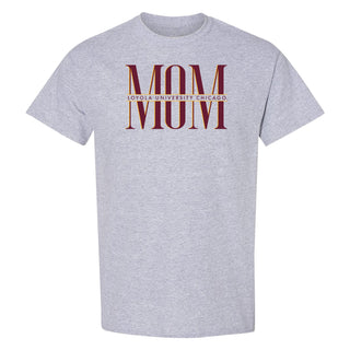 Loyola Chicago Classic Mom T-Shirt - Sport Grey